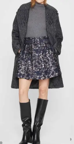 Club Monaco Brocade Mini Skirt Size US 12 Blue Multi