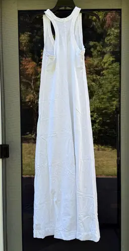 James Perse Rec Brushed Racerback Dress in White