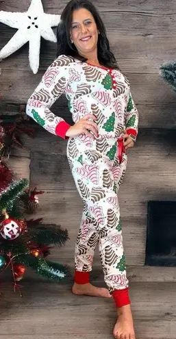 Shirley & Stone Christmas Cakes Jogger Lounge Pajama Sets for Women - Loungewear