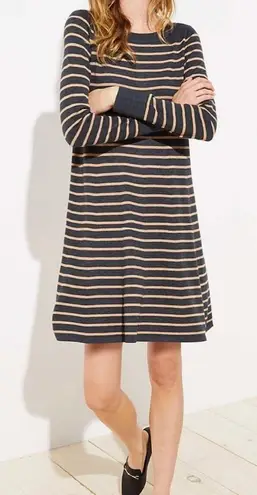 Loft Striped Swing Sweater Dress