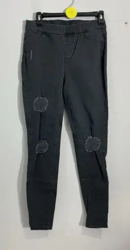 Simply Vera, Vera Wang Womans Simply Vera Wang Small Pullon Gray Denim Leggings NWOT Distressed