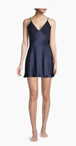 Natori Essentials Satin Chemise Navy