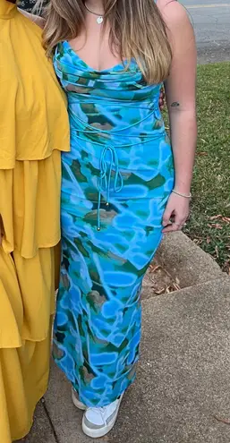 Hello Molly Multi Color Maxi Dress