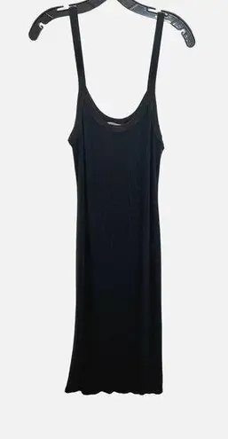 Z Supply  Black Ribbed Tank Dress - M