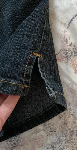 c'est toi Dark Wash Cropped Belted Jeans, size 3XL