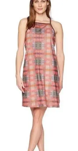 prAna  Ardor Dress Carmine Desert Geometric Print