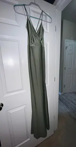 Long Formal Dress Green