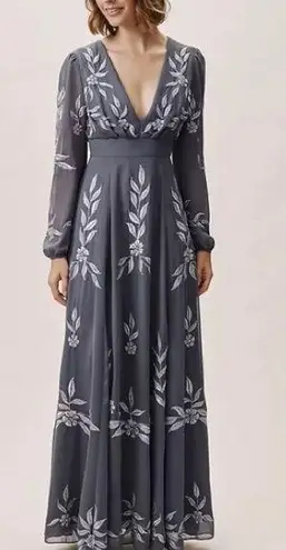 BHLDN Belize Dark Periwinkle Dress size 14