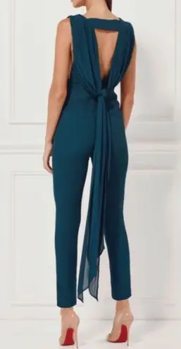 Misha Collection ‎ Green Edita Tapered Pantsuit Size M