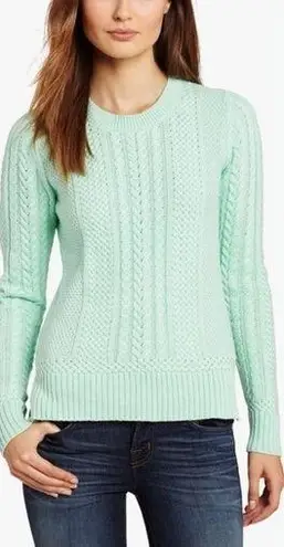 BCBG MaxAzria Mint Green Wool Blend Knit Sweater Women’s Size Small Spring