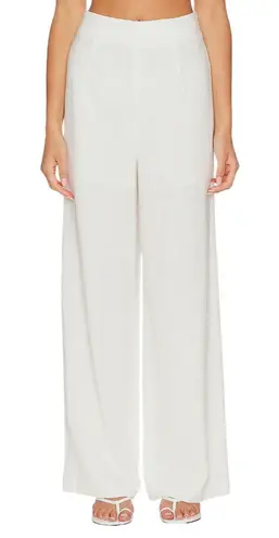 Line and Dot Jordey Pants in Cream Small New Womens Wide Leg Trousers