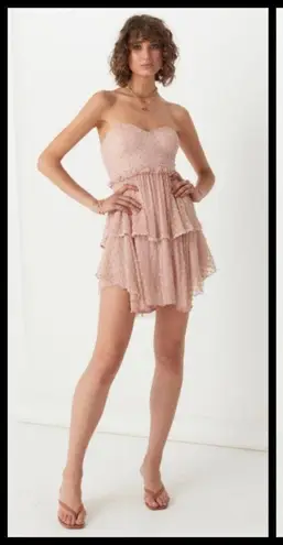 💕SPELL & THE GYPSY💕 Mira Bustier Rara Dress ~ Rose Pink XL NWT