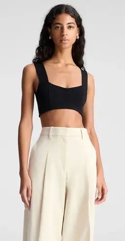 ALC Frank A.L.C Jordana Bra in Black Medium New Womens Cropped Tank Top