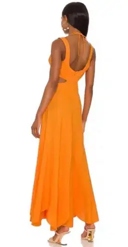 Cult Gaia NEW Eileen Waist Cutout Dress, Revolve Apricot, Size L New w/Tag
