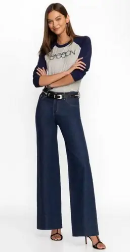 Johnny Was 💕 SASSON💕 Lumiere Wide Leg Jean ~ True Blue Rinse 26 NWT