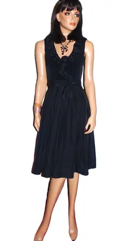 Jessica Howard Ruffle Black Party Dress 4