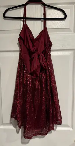 Red Sequin Dress Size XL