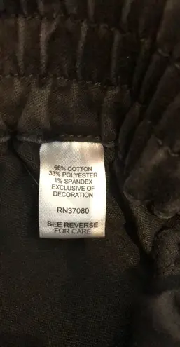 Versona Black Pants With Tuxedo Stripe And Drawstring Waist