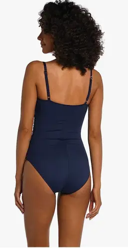 La Blanca Island Goddess Rouched Body Lingerie Mio One Piece Swimsuit