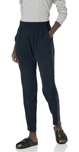 Rebecca Taylor Silk Pull-On Crepe Pant Size 4 Black Stretch Quiet Luxury Stretch - Image 1