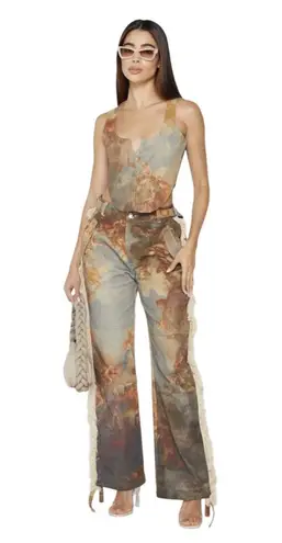 Maniere De Voir  Art Work Pants Size 12 NWT