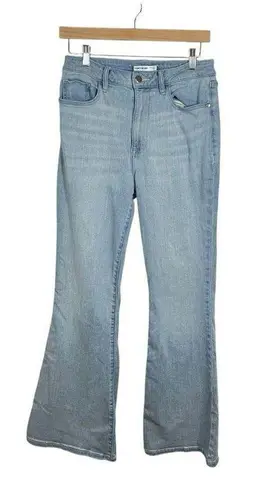 Elizabeth and James High Rise Flare Leg Jeans in Light Wash Size 29