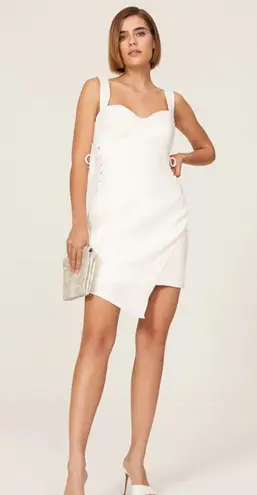 Nicola Antoni Side Tie Mini Dress 