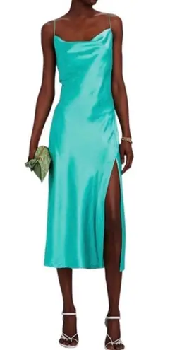 Intermix Rachael Silk Cowl Neck Slip