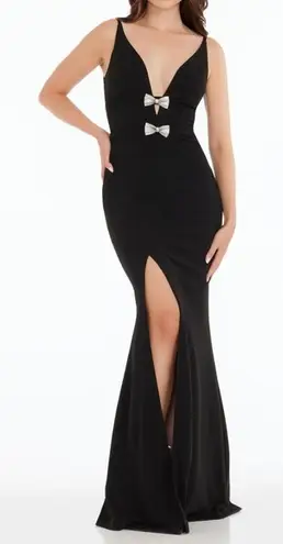 Dress the Population Viola Rhinestone Bow Dress Medium