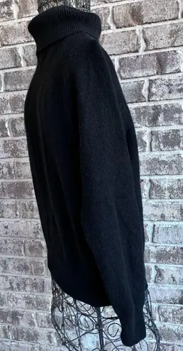 Vintage Grant Park Turtleneck Sweater LRG Black Lambswool Angora Knit Pu… Size undefined
