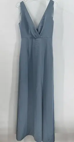 BHLDN Piper Bridesmaid Dress in Dusty Blue size 6 NWT