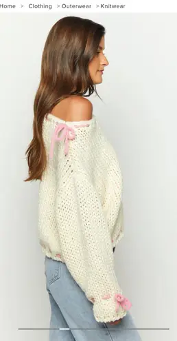 Beginning Boutique  bae cream sweater - Image 3