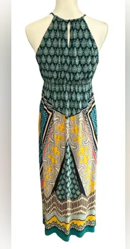 Maggy London Geometric Jumpsuit with Vibrant Patterns