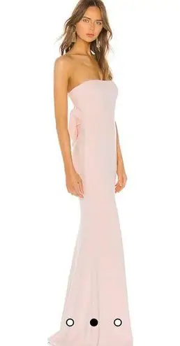 Katie May Mary Kate Blush Strapless Gown Medium