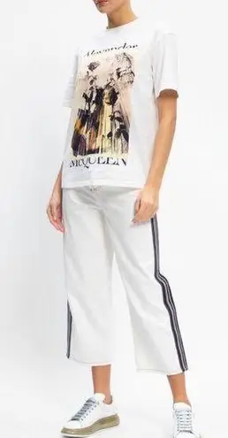 Alexander McQueen wide-leg cropped jeans