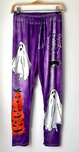 Halloween Leggings, Medium Purple
