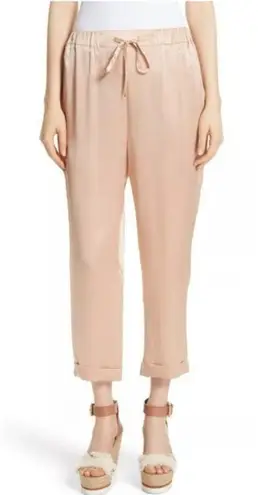 Casual Mes Demoiselles Blush Gold Silk Pants Ankle Career Professional 38 6