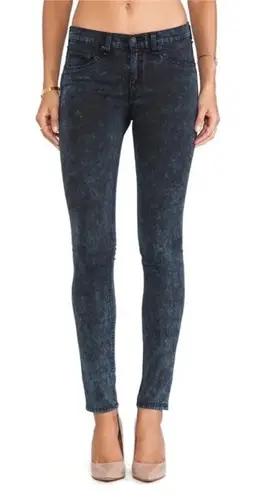 Rag and Bone  Skinny Black & Grey Legging Jeans in Rosebowl Black, Size 27 - Image 1