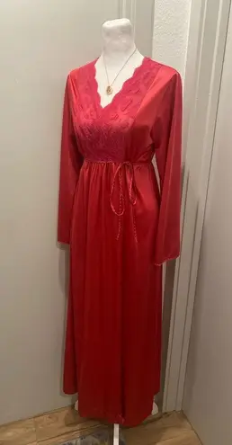 VTG Gilead 70s Fuchsia Hot Pink Deep V