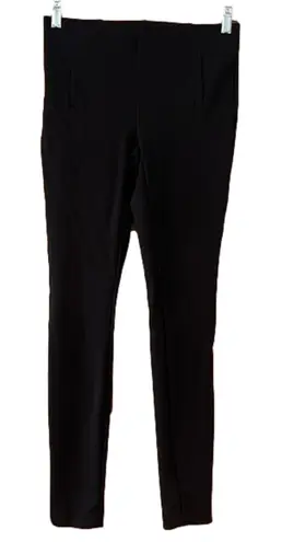 Joan Vass New York Black Stretch Pull On Pants XS