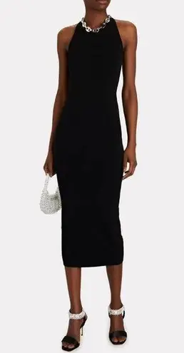 A.L.C. NWT Sleeveless Marc Rib Knit Racerback Midi Dress Black Women's Size Small