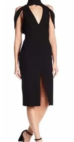 Elliatt Womens Gotham Dress EDB091601 Black Rayon Strappy Midi Dress Size XS NWT