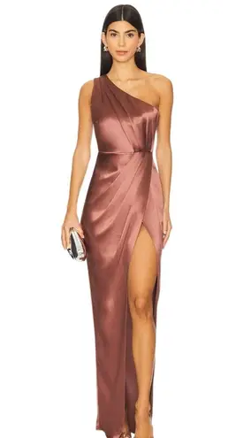 SAU LEE X Revolve Preston Dress in Brown 4 as