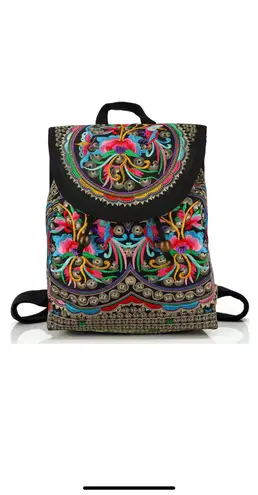 Women's Handmade Mini Backpack Purse – Adjustable Travel Bag