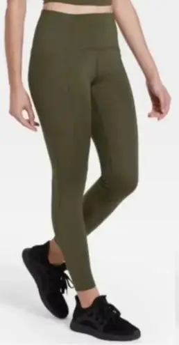 All In Motion Women's Everyday Soft Ultra High-Rise Leggings - Oilive Green Size Small