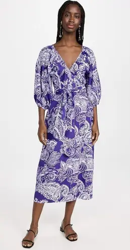 Mara Hoffman 💕💕 Fila Dress ~ Purple with White Abstract Print Small S NWT - Image 5