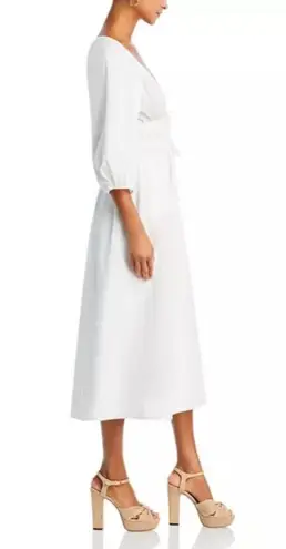 WAYF Angela Ruched Midi Dress NWOT