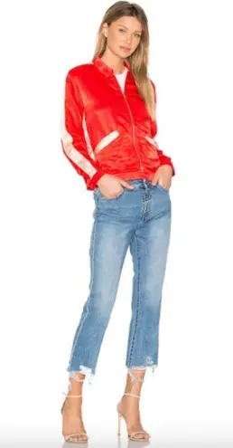 DL1961  Patti High Rise Straight Jeans in Vibrant Cropped Distressed Size 26