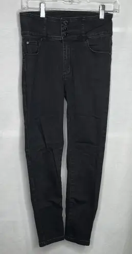 Monkey Ride Women's Black High Waist Jeans Juniors 7