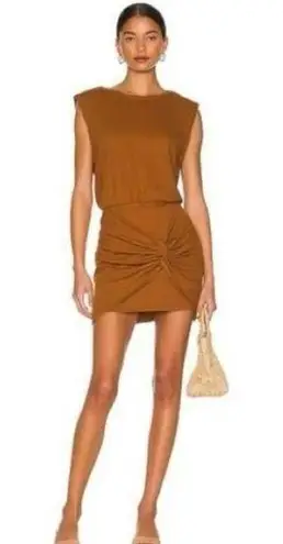 l*space L* Amber Orange Brown Jesse Cotton Mini Dress Sz.M